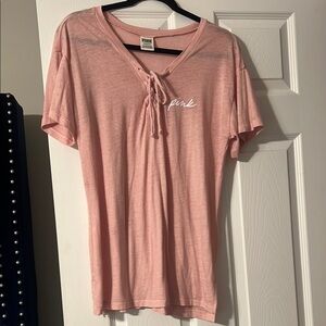 PINK Victoria's Secret Women's Lace-Up Top